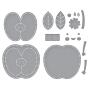 Preview: Spellbinders - Stanzschablone "Cheeky Apple" Dies