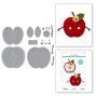 Preview: Spellbinders - Stanzschablone "Cheeky Apple" Dies