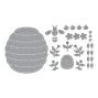 Preview: Spellbinders - Stanzschablone "Floral Beehive" Dies