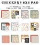 Preview: Echo Park - Designpapier "Chickens" Paper Pack 6x6 Inch - 24 Bogen