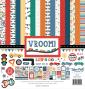 Preview: Echo Park - Designpapier "Vroom!" Collection Kit 12x12 Inch - 12 Bogen