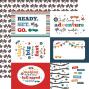 Preview: Echo Park - Designpapier "Vroom!" Collection Kit 12x12 Inch - 12 Bogen