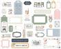 Preview: Carta Bella - Stanzteile & Anhänger "Coffee Shop" Ephemera Frames & Tags