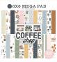 Preview: Carta Bella - Designpapier "Coffee Shop" Cardmakers Mega Pad 6x6 Inch - 48 Bogen