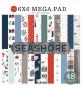 Preview: Carta Bella - Designpapier "Seashore" Cardmakers Mega Pad 6x6 Inch - 48 Bogen