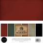 Preview: Carta Bella - Cardstock "Vintage Market" Coordinating Solids Paper Pack 12x12 Inch - 6 Bogen