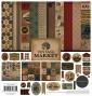 Preview: Carta Bella - Designpapier "Vintage Market" Collection Kit 12x12 Inch - 12 Bogen  