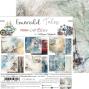 Preview: Craft OClock - Designpapier "Emerald Tales" Paper Pack 6x6 Inch - 24 Bogen