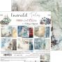 Preview: Craft OClock - Designpapier "Emerald Tales" Medium Paper Pack 8x8 Inch - 24 Bogen