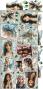 Preview: Craft OClock - Ausschneidebogen "Mindfulness Time" Extra Set Flowers & More - 18 Bogen