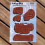 Preview: IndigoBlu - Gummistempel Set "Kays Journaling Words 4" A6 Rubber Stamp