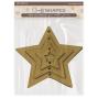 Preview: Stamperia - Holzteile "Stars" MDF Crafty Shapes Blanks
