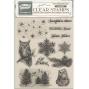 Preview: Stamperia - Stempelset "The Owl's House" Clear Stamps