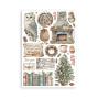 Preview: Stamperia - Washi Papier "The Owl's House" Washi Pad 14,8x21cm - 8 Bogen
