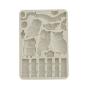 Preview: Stamperia - Gießform A5 "Owls and Branch" Soft Mould 