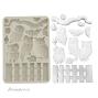 Preview: Stamperia - Gießform A5 "Owls and Branch" Soft Mould 