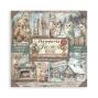 Preview: Stamperia - Designpapier "The Owl's House" Maxi Paper Pack 8x8 Inch - 22 Bogen