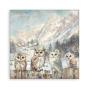 Preview: Stamperia - Designpapier "The Owl's House" Maxi Paper Pack 12x12 Inch - 22 Bogen