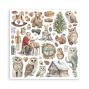 Preview: Stamperia - Designpapier "The Owl's House" Maxi Paper Pack 12x12 Inch - 22 Bogen