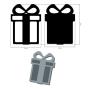 Preview: Stamperia - Holzteile "Gift" MDF Crafty Shapes Blanks
