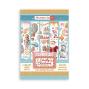Preview: Stamperia - Washi Papier "Candy Christmas" Washi Pad 14,8x21cm - 8 Bogen
