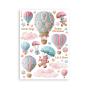 Preview: Stamperia - Washi Papier "Candy Christmas" Washi Pad 14,8x21cm - 8 Bogen