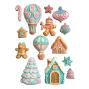 Preview: Stamperia - Gießform A5 "Gingerbreads" Soft Mould 