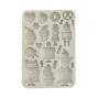 Preview: Stamperia - Gießform A5 "Cakes" Soft Mould 