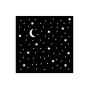Preview: Stamperia - Schablone 12x12cm "Stars and Moon" Stencil