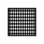 Preview: Stamperia - Schablone 12x12cm "Rhombus Pattern" Stencil