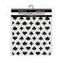 Preview: Stamperia - Schablone 12x12cm "Poker Cards" Stencil