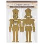 Preview: Stamperia - Holzteile "Soldiers" MDF Crafty Shapes Blanks