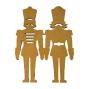 Preview: Stamperia - Holzteile "Soldiers" MDF Crafty Shapes Blanks