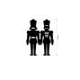 Preview: Stamperia - Holzteile "Soldiers" MDF Crafty Shapes Blanks
