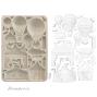 Preview: Stamperia - Gießform A5 "Circus and Air Balloons" Soft Mould 