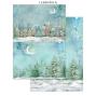 Preview: Stamperia - Papier, Aufkleber & Stanzteile "Alice in Christmas" Junk Journal Backgrounds,Stickers,Cut-Outs