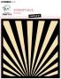 Preview: Creative Craft Lab - Studio Light - Schablone "Sunburst" Stencil