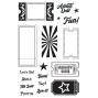 Preview: Simple Stories - Stempelset "Tickets" Clear Stamps 