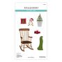 Preview: Spellbinders - Stanzschablone "Christmas Rocking Chair" Dies