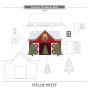 Preview: Spellbinders - Stanzschablone "Country Christmas Barn" Dies