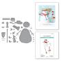 Preview: Spellbinders - Stanzschablone "Country Snowman" Dies