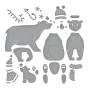 Preview: Spellbinders - Stanzschablone "Polar Bear Pals" Dies