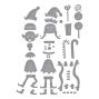 Preview: Spellbinders - Stanzschablone "Santa's Elves" Dies
