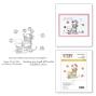 Preview: Spellbinders - Gummistempel Set "Jingle Bell Wishes" Cling Stamp