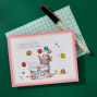 Preview: Spellbinders - Gummistempel Set "Jingle Bell Wishes" Cling Stamp