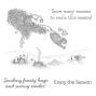 Preview: Spellbinders - Gummistempel Set "Snowy Smiles" Cling Stamp