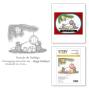 Preview: Spellbinders - Gummistempel Set "Unwrapping Memories" Cling Stamp