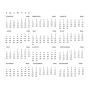 Preview: Spellbinders - Buchdrucktechnik "DIY 2026 Calendar" BetterPress Plate