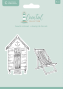 Preview: Crafters Companion - Stempelset & Stanzschablone "Beach Retreat" Stamp & Dies