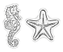 Preview: Crafters Companion - Stempelset & Stanzschablone "Under the Sea" Stamp & Dies